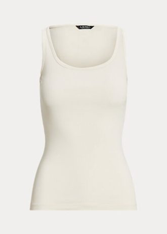 Regatas Ralph Lauren de algodão misto femininas creme