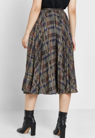 Saias plissadas de cintura alta multicoloridas Ralph Lauren para mulheres