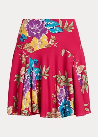 Saias Ralph Lauren Floral Georgette Femininas Multicoloridas