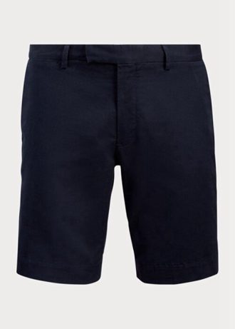 Shorts chino Ralph Lauren Stretch Slim Fit masculino azul marinho