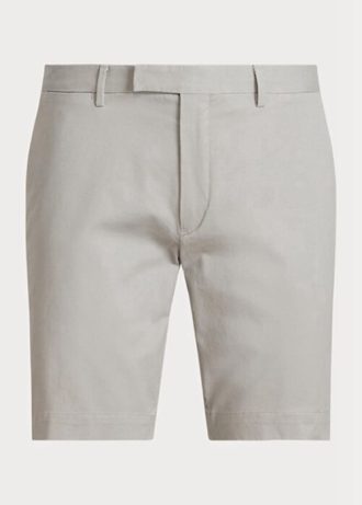 Shorts chino slim fit Ralph Lauren masculino cinza