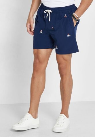 Shorts estampados multicoloridos Ralph Lauren masculinos