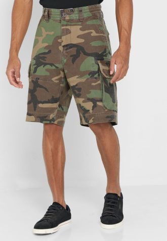 Shorts estampados Ralph Lauren masculinos verdes