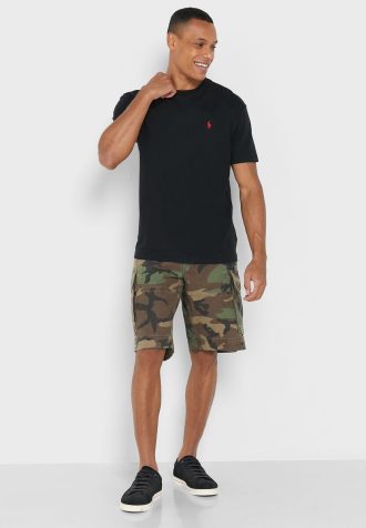 Shorts estampados Ralph Lauren masculinos verdes