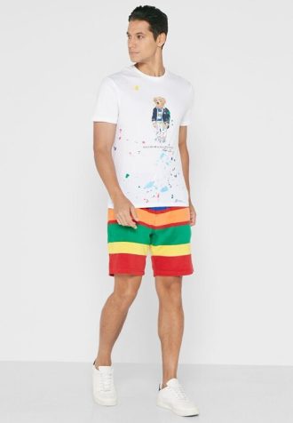 Shorts Ralph Lauren Color Block Masculino Multicolorido