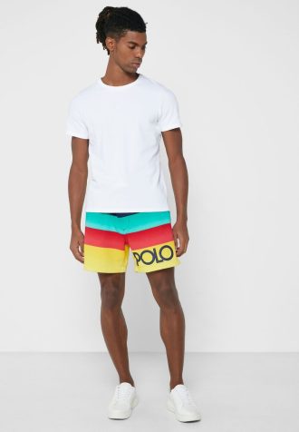 Shorts Ralph Lauren Color Block Masculino Multicolorido