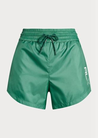 Shorts Ralph Lauren Ripstop com Cordão Verde Feminino