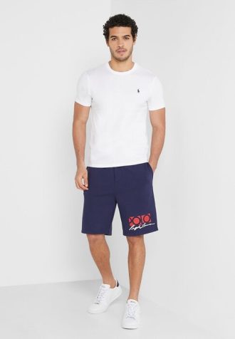 Shorts Ralph Lauren Signature Logo Masculino Azul Marinho